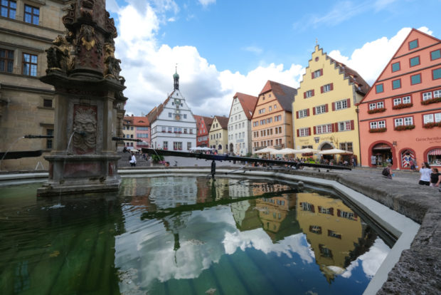 Viaggio in bicicletta strada romantica baviera da fussen a wurzburg romantische strasse rotemburg