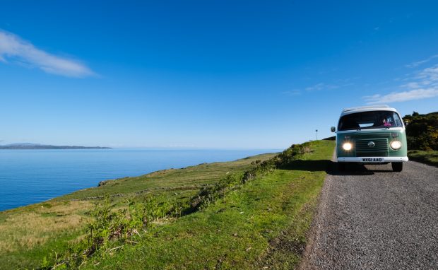 diario di viaggio in scozia in camper volkswagen T2