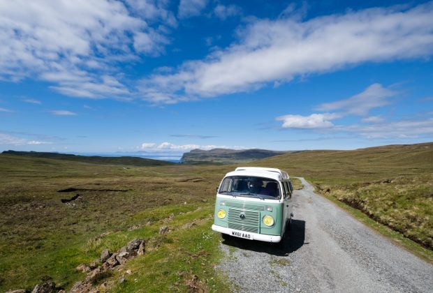 diario di viaggio in scozia in camper volkswagen T2 westfalia