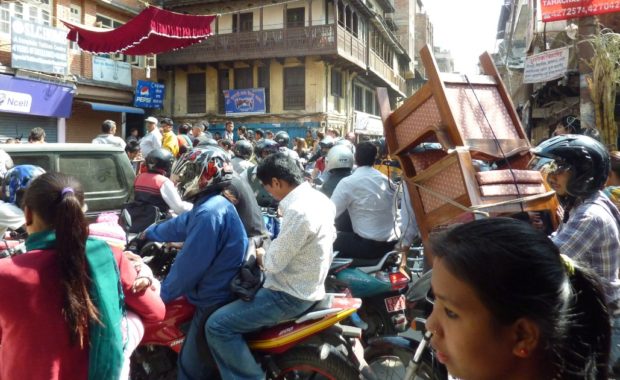 kathmandu traffico