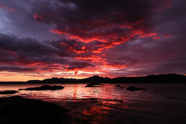 skye diario di viaggio in scozia in camper tramonto