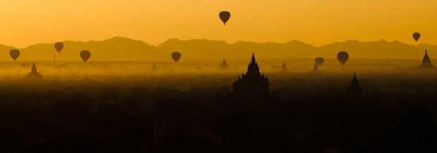 viaggio in Birmania, Bagan all'alba