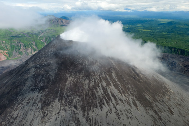 viaggio in Kamchatka cratere