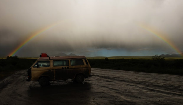 viaggio in canada dempster highway arcobaleno